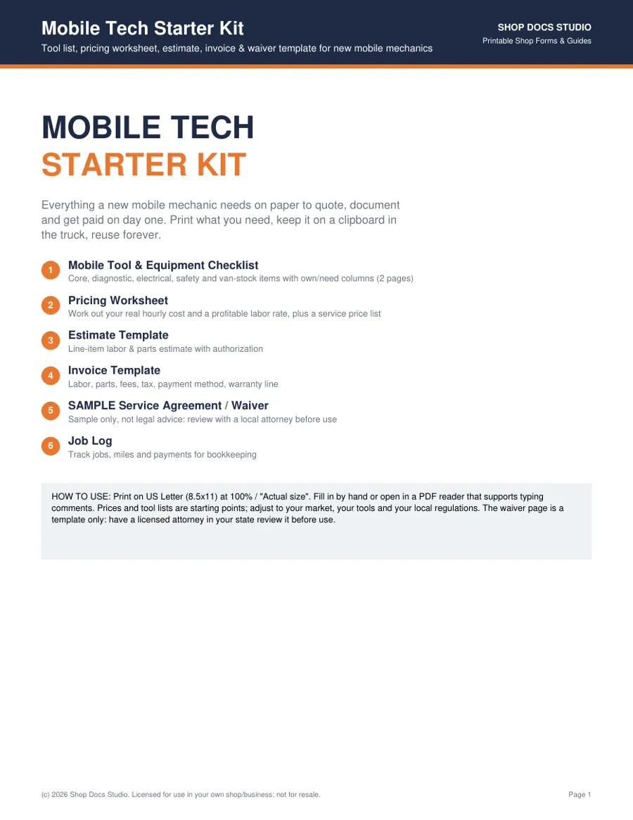 Mobile Tech Starter Kit preview