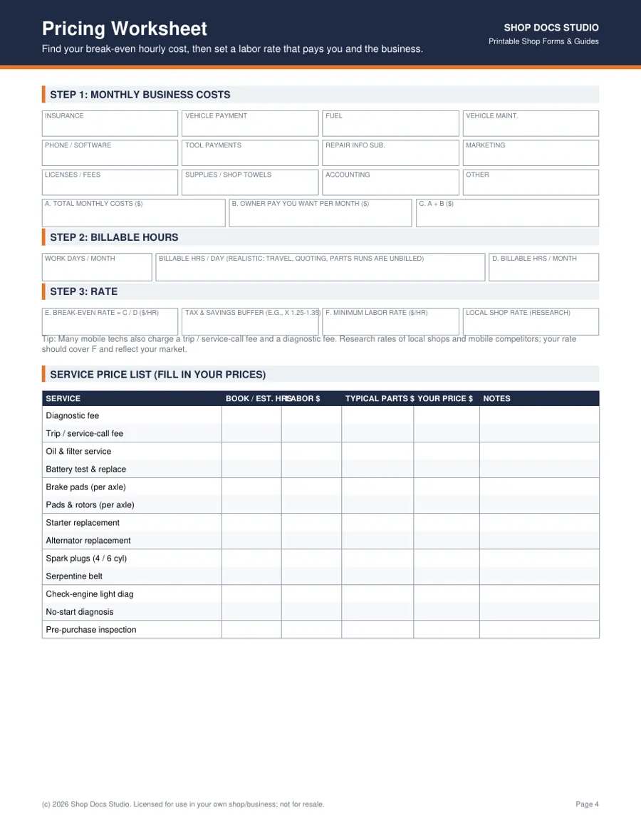 Mobile Tech Starter Kit page preview